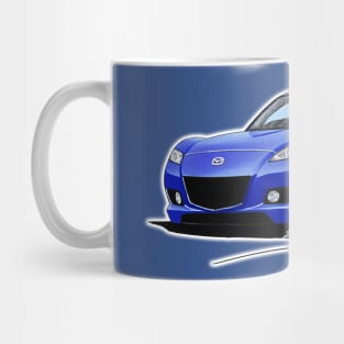 Mazda RX8 Blue Mug